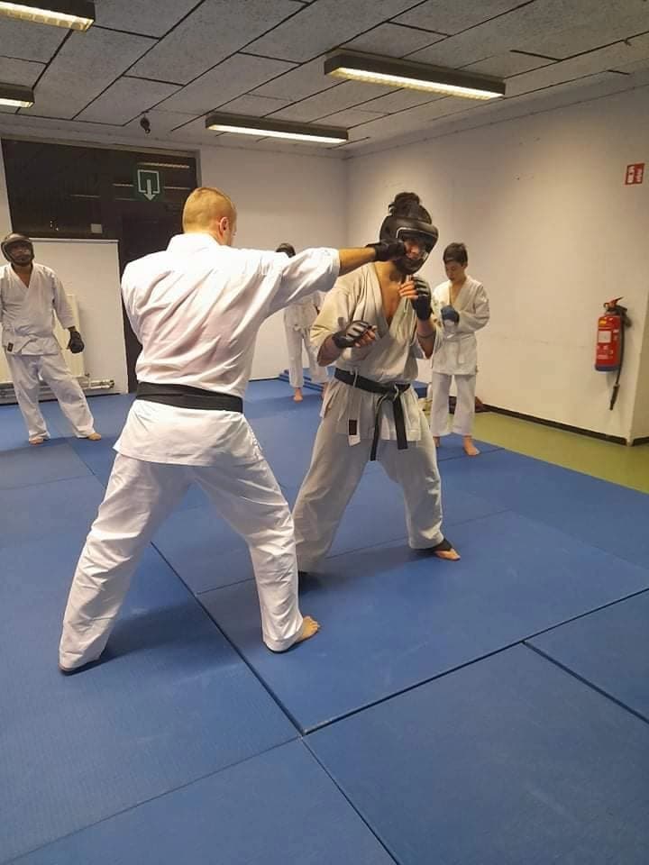 Entraînement de Karaté Goju Contact Liège